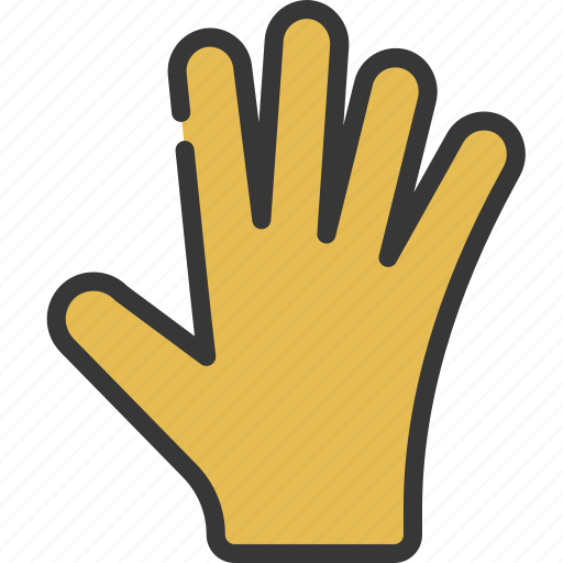 Hand, open, fingers, palm, point icon - Download on Iconfinder