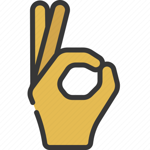 Okay, hand, palm, point, ok icon - Download on Iconfinder