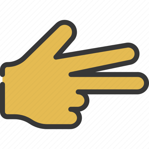 Scissor, hand, palm, point, cutting icon - Download on Iconfinder