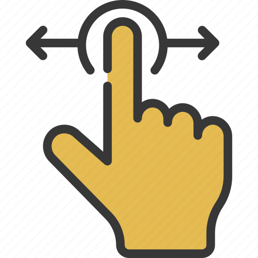 Slide, left, and, right, palm, point, interact icon - Download on Iconfinder