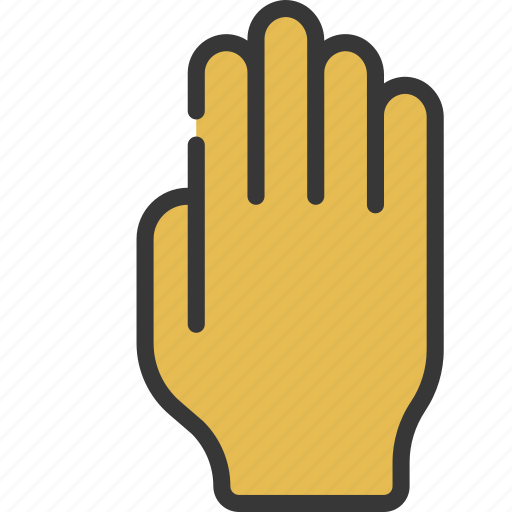 Tucked, thumb, hand, palm, point, open icon - Download on Iconfinder