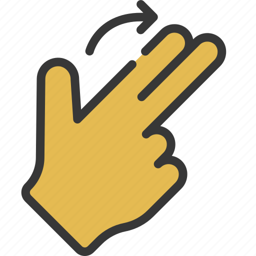 Turn, hand, palm, point, turning icon - Download on Iconfinder