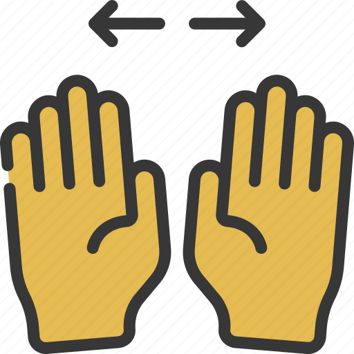 Zoom, out, hands, palm, zooming icon - Download on Iconfinder