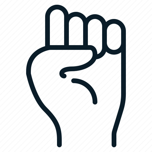 Fist, gesture, grab, hand, will icon - Download on Iconfinder