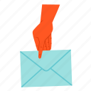 hand, holding, envelope, letter, mail, fingers, mailing, palm, message