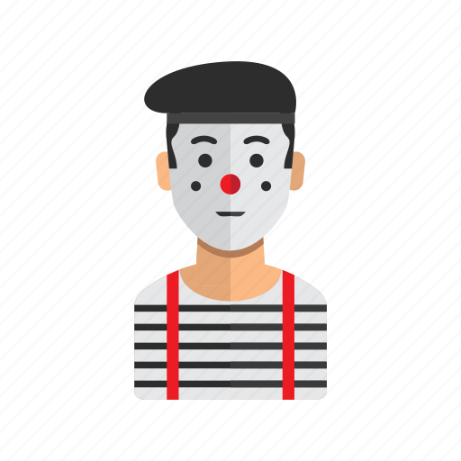 Avatar, man, pantomime, stock, profile icon - Download on Iconfinder