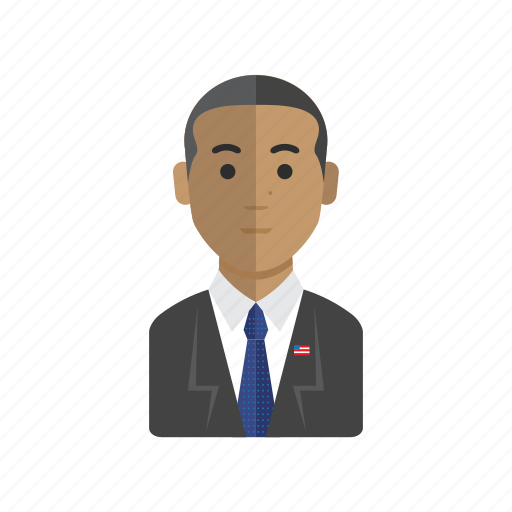 Avatar, man, obama, president, people icon - Download on Iconfinder