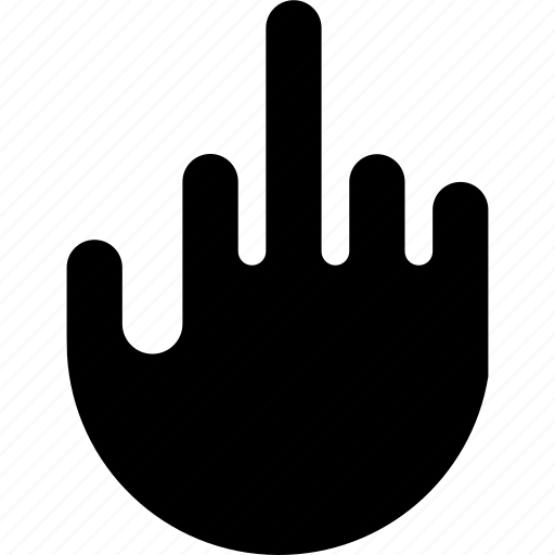 Anger, finger, fuck, hand, insult, middle, swear icon - Download on Iconfinder