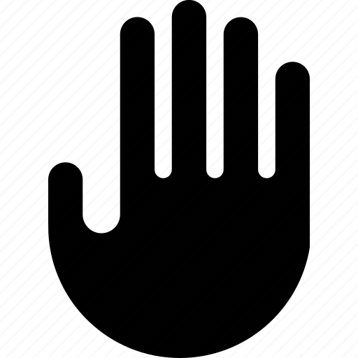 Alt, five, hand, hello, stop, stop-hand, warning icon - Download on Iconfinder