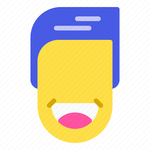 Emoji, face, happy, laugh, smile icon - Download on Iconfinder