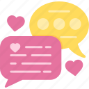 love, chat, box, feedback, heart, like, rating, review