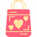 shopping, bag, buy, favorite, heart, shop, ecommerce, e, commerce, checkout