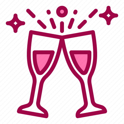Celebration, cheers, drink, glass, party icon - Download on Iconfinder
