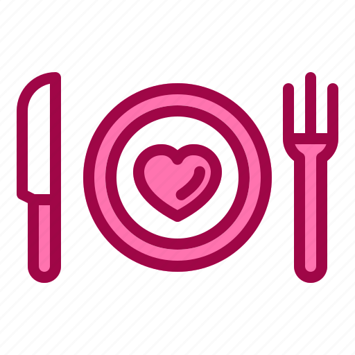 Dinner, fork, happy, knife, plate icon - Download on Iconfinder