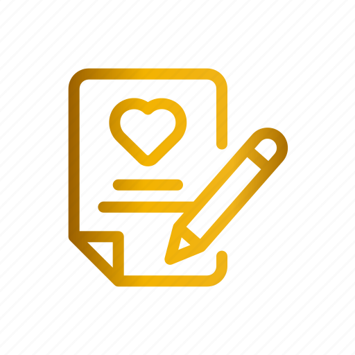 Poem, love, letter, communications, heart icon - Download on Iconfinder
