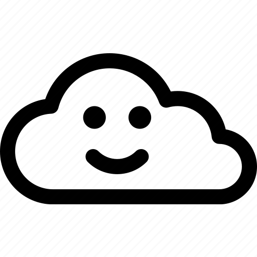 Cloud, computing, data, emotion, files, happy, storage icon - Download on Iconfinder