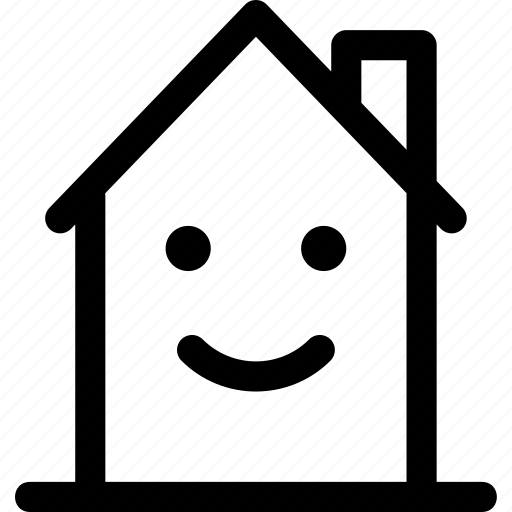 Building, emotion, happy, home, house icon - Download on Iconfinder