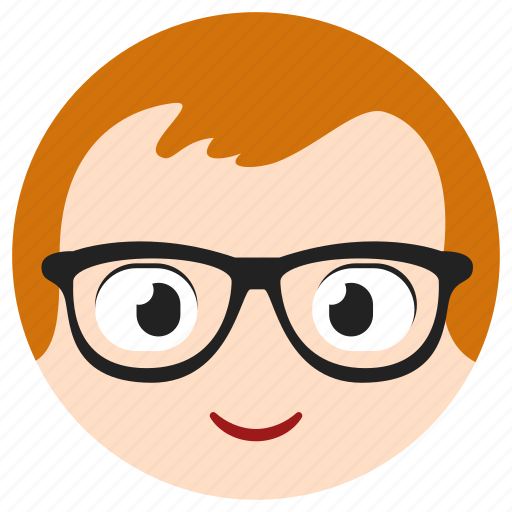 Boy, avatar, smile, happy, face, emotion, glasses icon - Download on Iconfinder