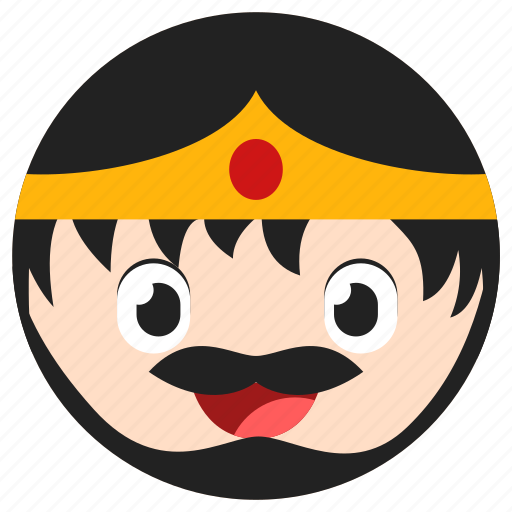 King, avatar, smile, happy, face, emotion, man icon - Download on Iconfinder