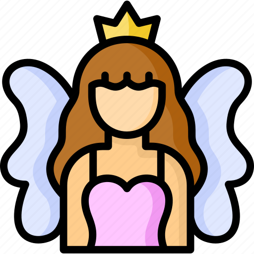 Fairy, costume, halloween, people, avatar icon - Download on Iconfinder