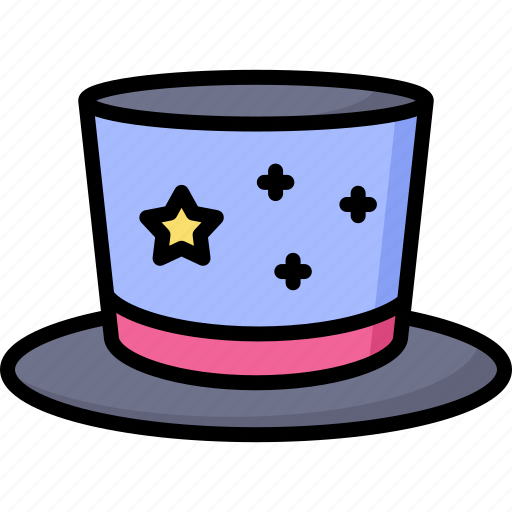 Birthday, magic, hat, wizard icon - Download on Iconfinder