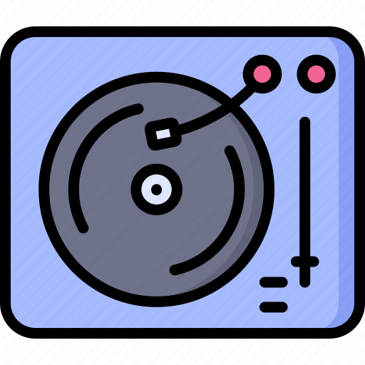 Birthday, turntable, party, dj, music icon - Download on Iconfinder