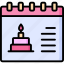 birthday, calendar, schedule, event, party 