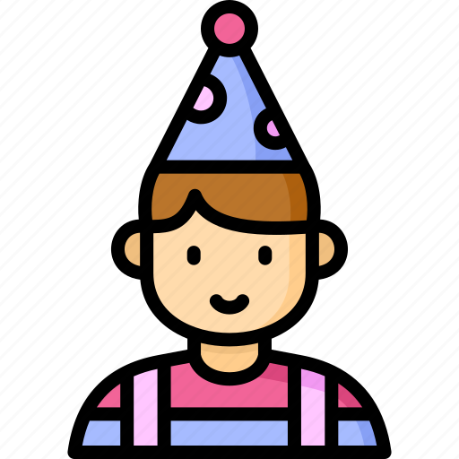 Birthday, boy, party, kid, child icon - Download on Iconfinder