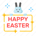 happy, easter, day, easter day, culture, rabbit, religious