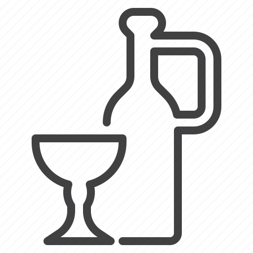 Chalice, wine, bottle icon - Download on Iconfinder
