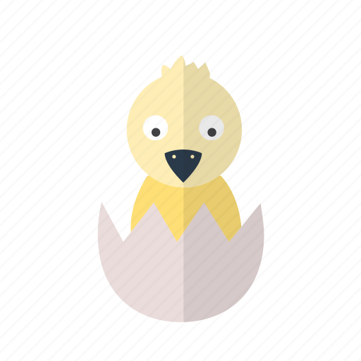 Animal, chick, chicken, easter, egg, happy icon - Download on Iconfinder
