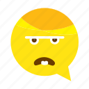angry, emoji, face, smiley