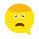 dissapointed, emoji, face, smiley