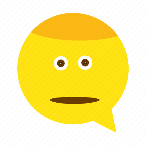 Emoji, face, nothing, smiley, weird icon - Download on Iconfinder