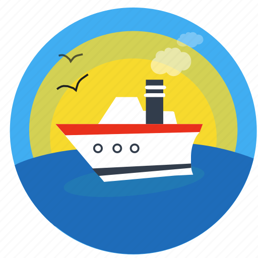 Sea, ship, travel, boat, cruise, ocean, vacation icon - Download on Iconfinder