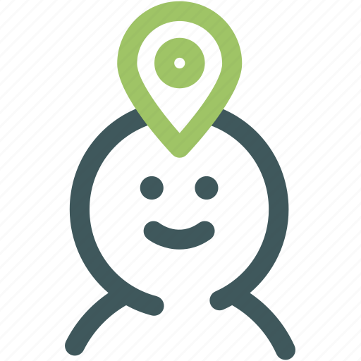 Human, location pin, map location, map pin, resource, user location, user placeholder icon - Download on Iconfinder