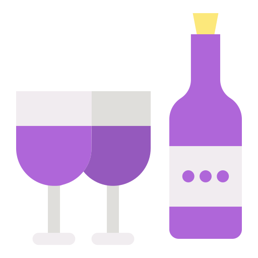 Wine, new year, holliday, party, festive, year, decoration icon - Free download
