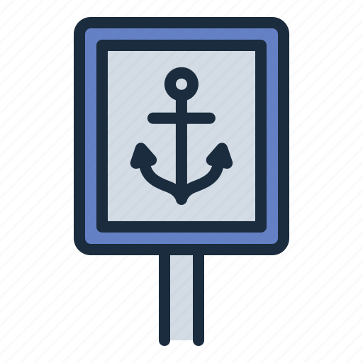 Harbour, sign, parking, harbor, transportation icon - Download on Iconfinder