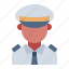 captain, avatar, boat, ship, harbour, harbor 