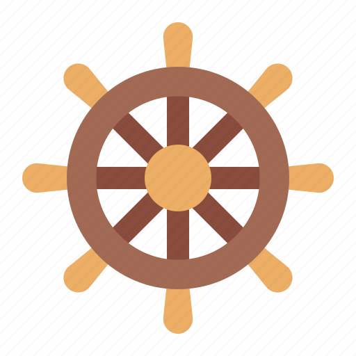 Helm, boat, transportation, harbour, harbor icon - Download on Iconfinder