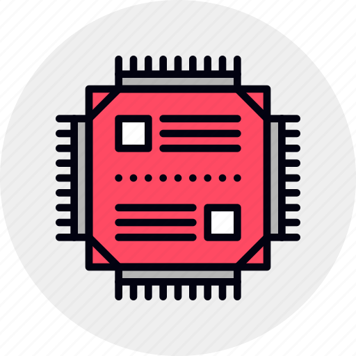 Chip, cpu, microchip, microcontroller, processor, technology, unit icon - Download on Iconfinder