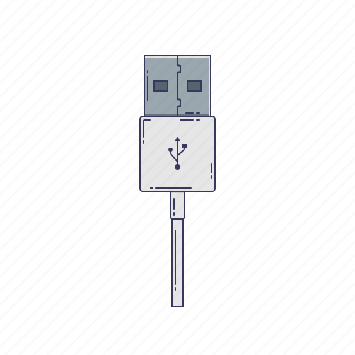 Cable, device, hardware, technique, usb icon - Download on Iconfinder
