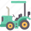tractors, machinery, field, farming, harvest 