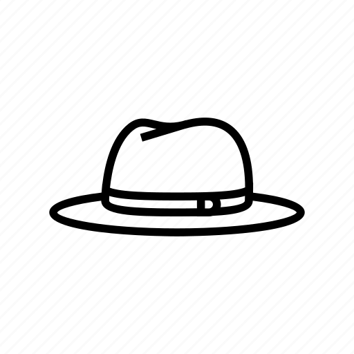 Fedora, hat, cap, head, man, safety, fashion icon - Download on Iconfinder