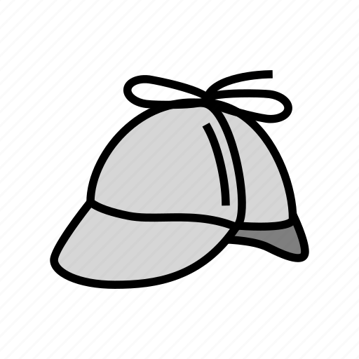 Deerstalker, hat, cap, head, man, safety icon - Download on Iconfinder