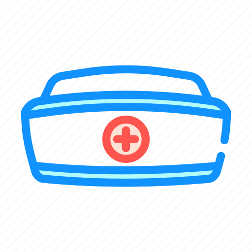 Nurse, hat, cap, white, head, summer icon - Download on Iconfinder