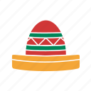 svg, mexican, hat