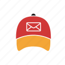 svg, postman, hat