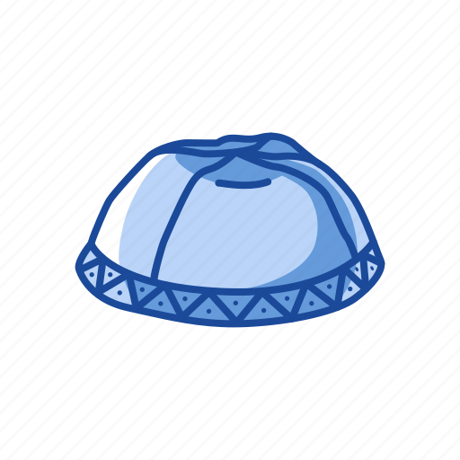Brimless cap, cap, hat, jewish hat, kippah, yarmulke icon - Download on Iconfinder