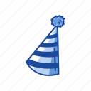 birthday hat, cap, hat, occasion, party, party hat